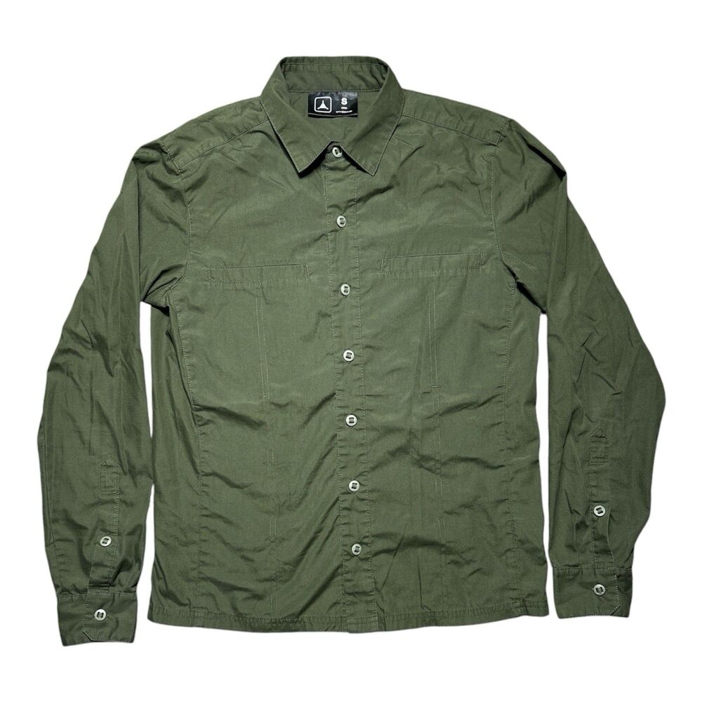 Triple Aught Design TAD Tradecraft Mens S Green Tactical Shirt USA Made